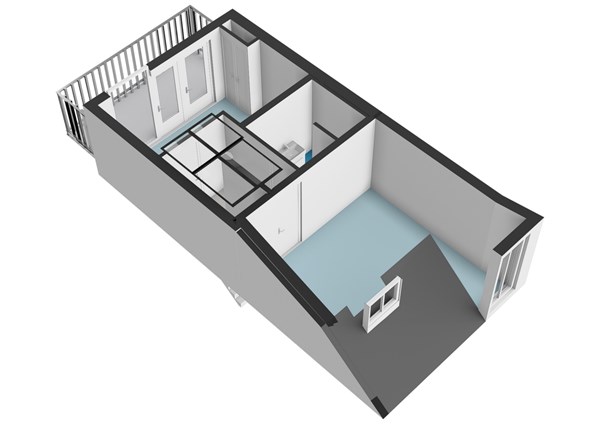 Floor plan - Utrechtsedwarsstraat 107-3, 1017 WD Amsterdam 